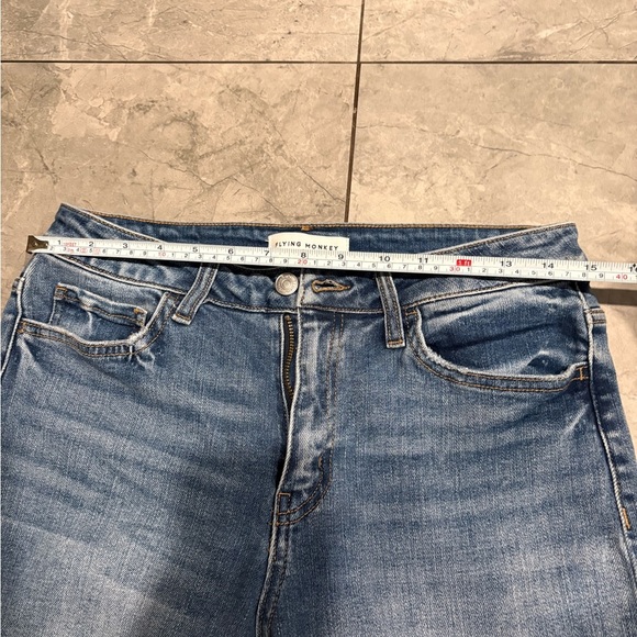 Flying Monkey Blue Flare Jeans - Picture 8 of 10